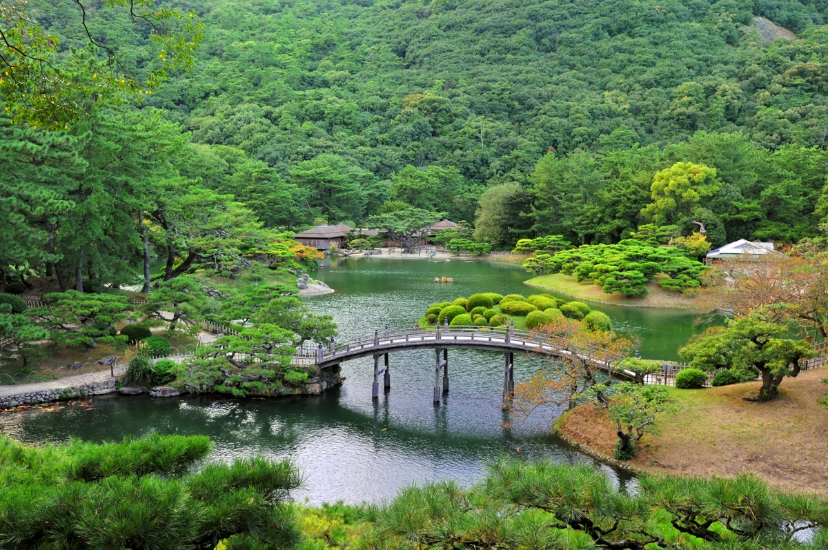 飛来峰からの眺め